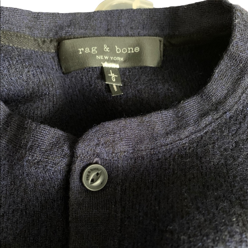 Rag & Bone Merino Wool Three Button Sweater. Very… - image 6